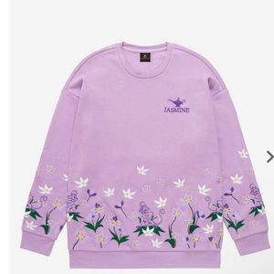 Disney Aladdin Princess Jasmine Embroidered Crewneck - BoxLunch Exclusive